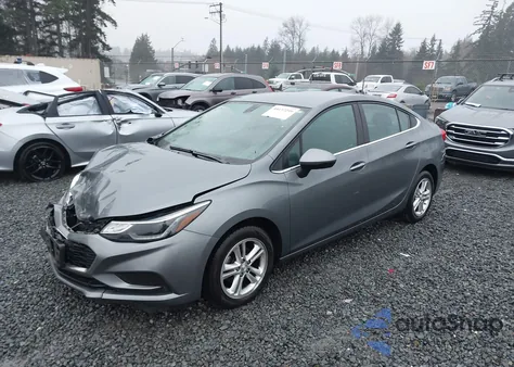 2018 Chevrolet Cruze Lt Auto из США, поврежденный, VIN 1G1BH5SEXJ7148343